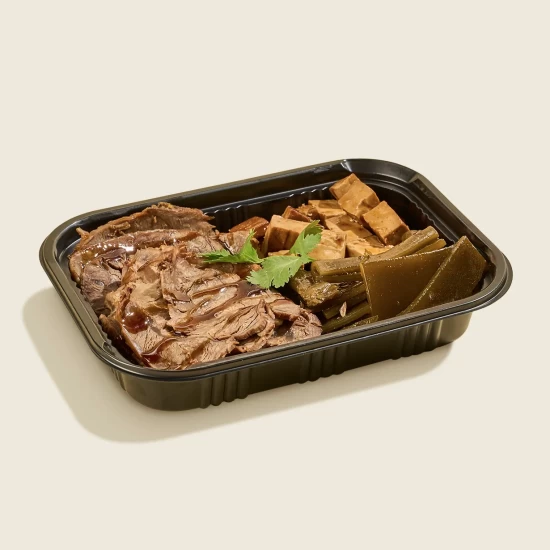 Large side - Braised Beef Shank + Braised Bean Curd + Braised Seaweed
