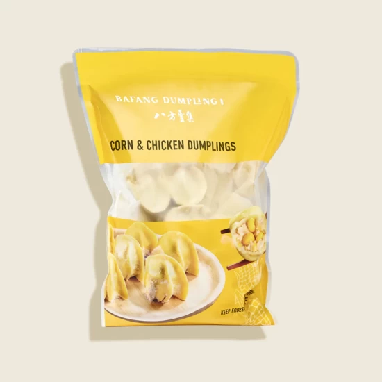 Corn and Chicken Dumpling
