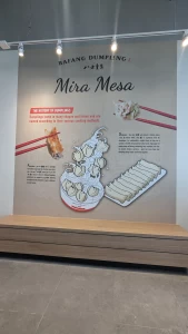 Wall of interior dining space in Mira Mesa