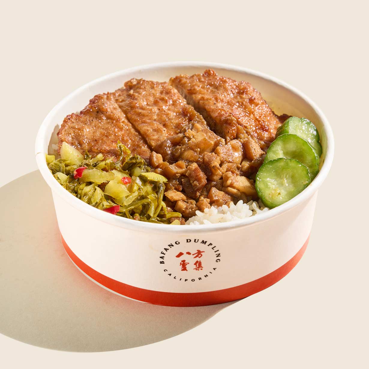 Pork Chop with Braised Pork Rice